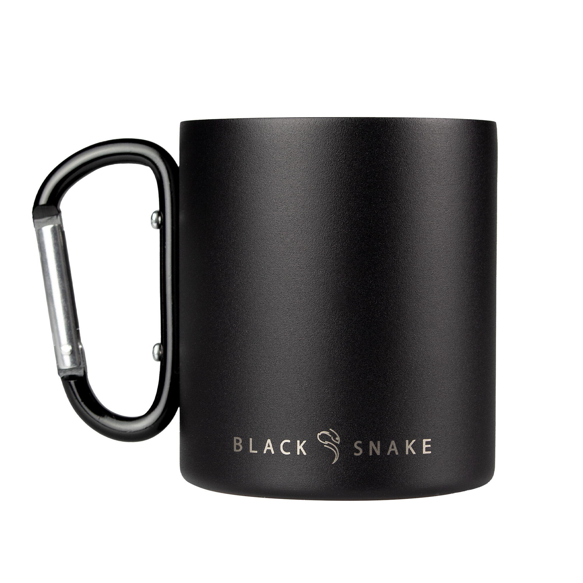 Thermal camping mug 300 ml | Carabiner | Stainless steel | 1 Cup