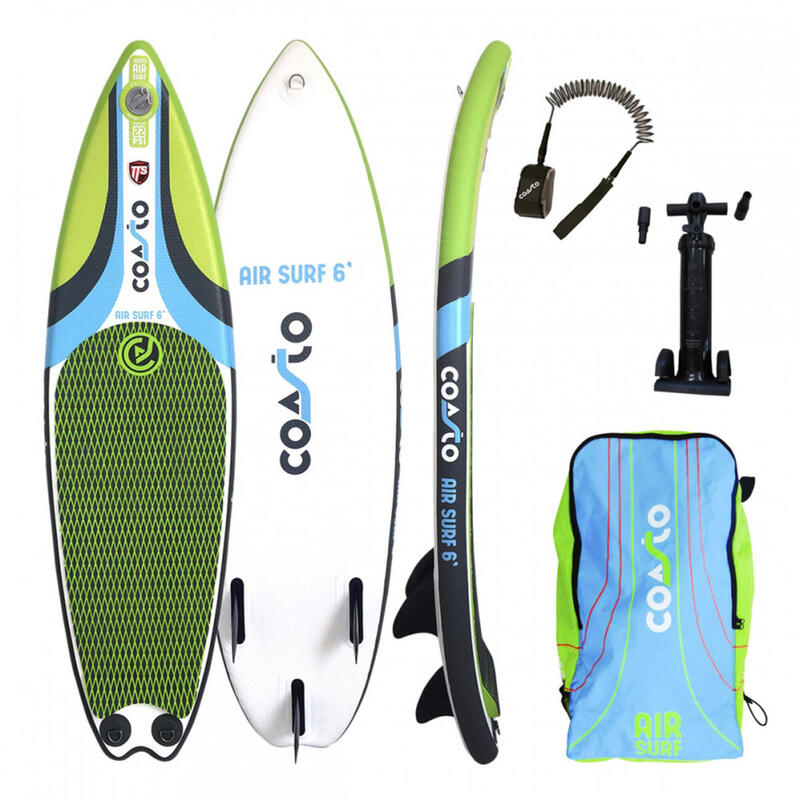Tabla de surf hinchable - Coasto Air Surf 6' - incluidos los accesorios
