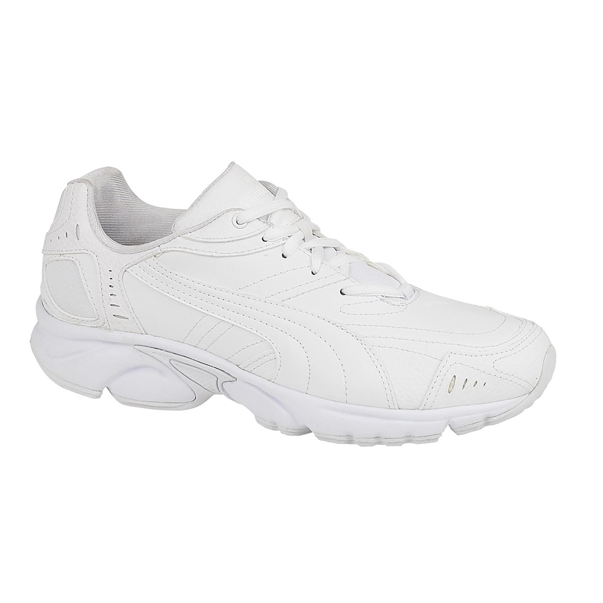 PUMA Axis/Hahmer Mens LaceUp NonMarking Trainer / Mens Trainers / Mens Sports (White)