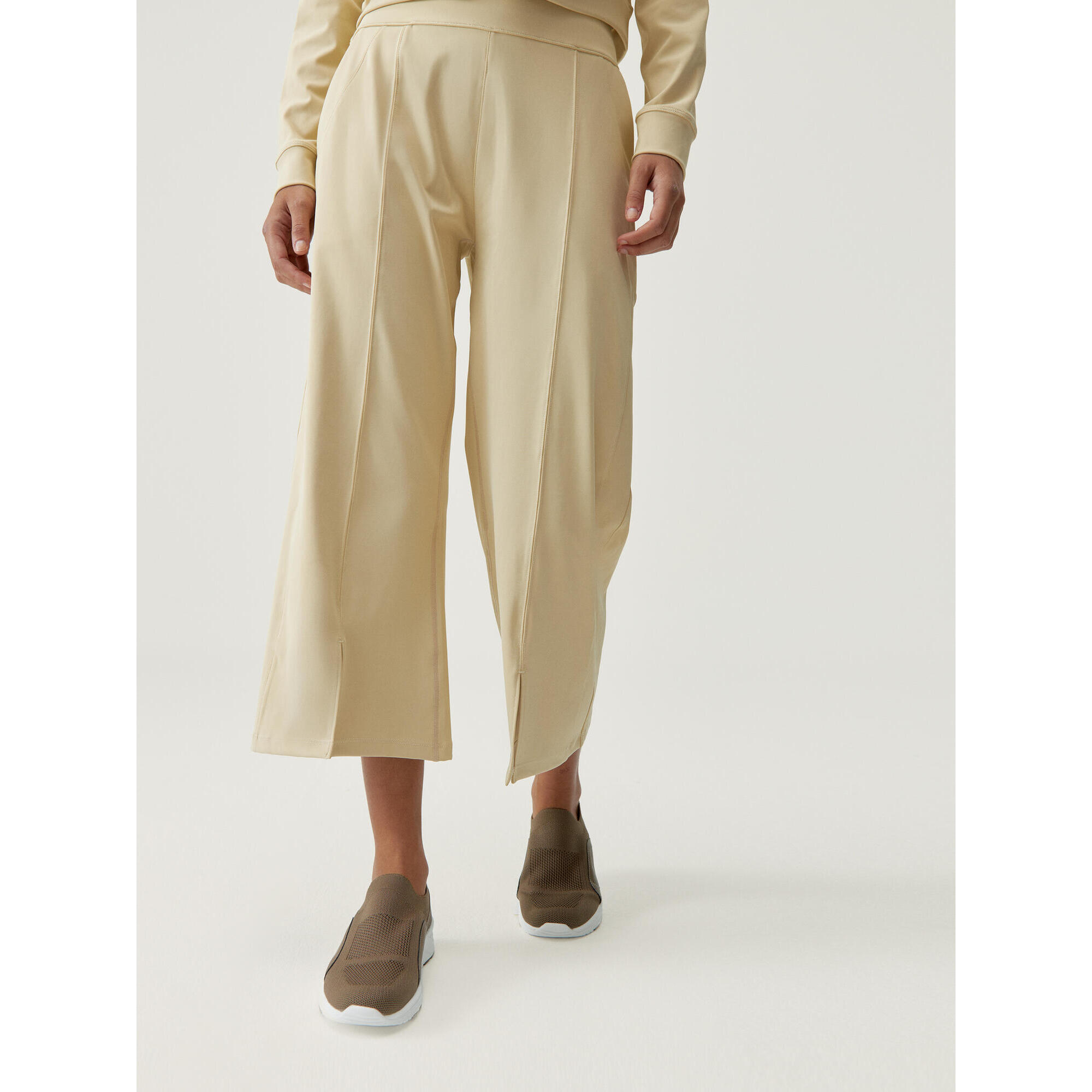 Pantalon Sport Femme Coupe Droite Longueur Cheville