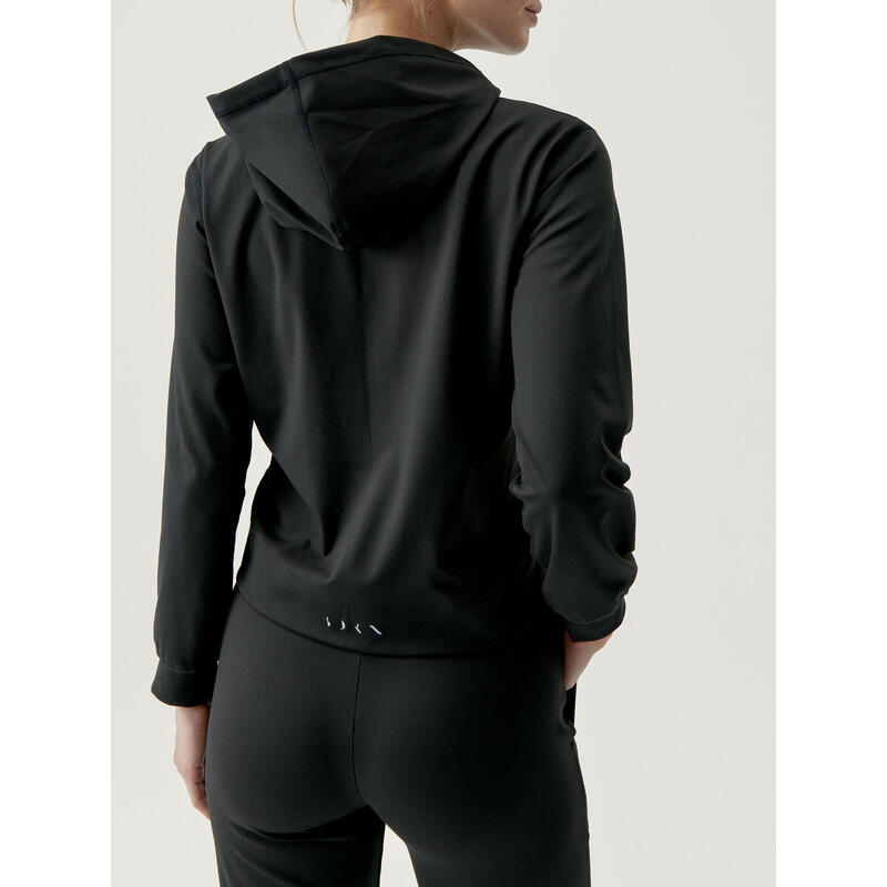 Sudadera de mujer Born Living Yoga con capucha en tejido performance