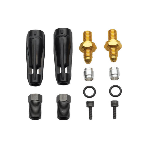 Kit D’Adaptation Jagwire Pro Quick-Fit – Raccords Pour Frein Hydraulique SRAM Level – Noir – Installation Rapide