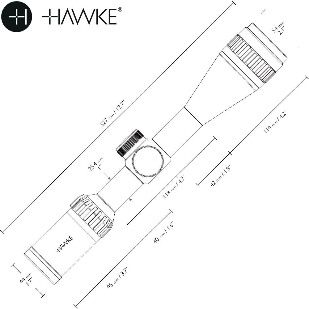 Mira Hawke Airmax 4-12X40 AO 3/6