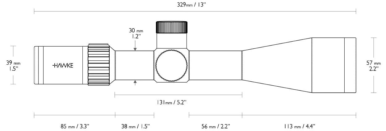 Mira Hawke Airmax 30 Compact 6-24X50 AMX SF IR 7/7