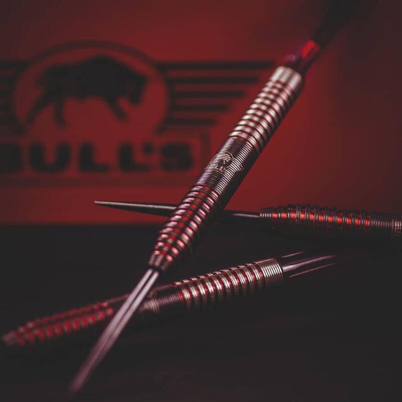 Fléchettes Bull's Phantom Grip 90% Red PCT