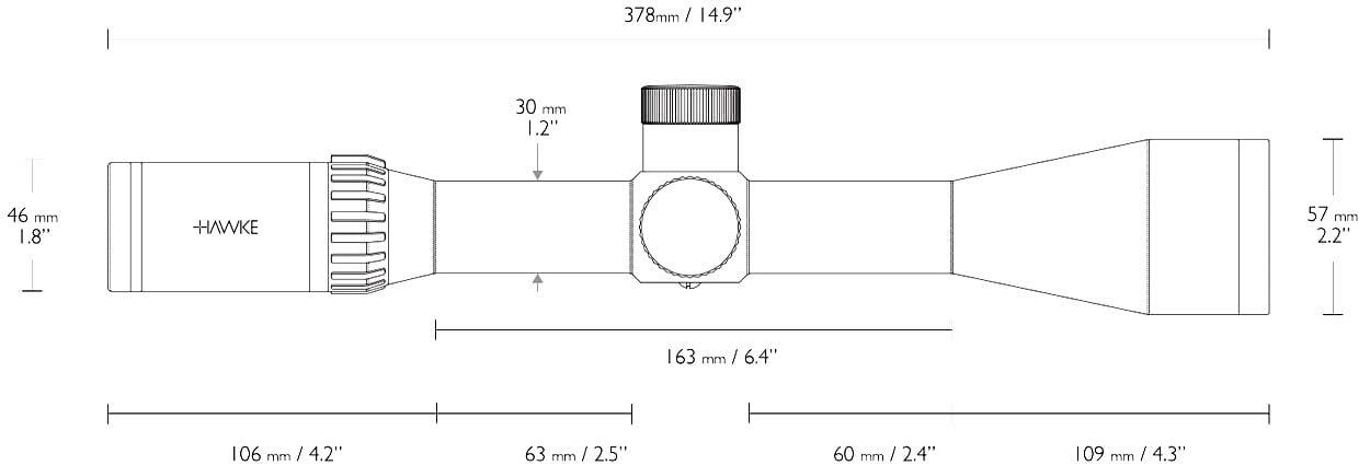 Mira Hawke Airmax 30 FFP 6-24X50 AMX SF IR 7/7