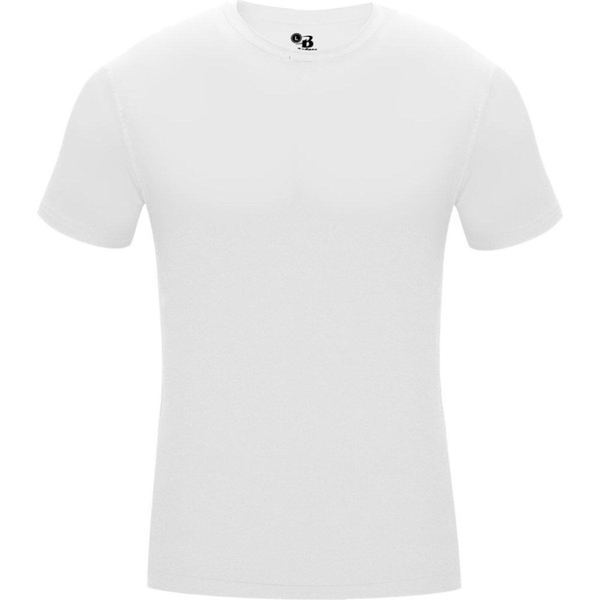 BADGER SPORT Shirt Met Korte Mouwen Pro Compression Heren Ondershirt Wit Medium