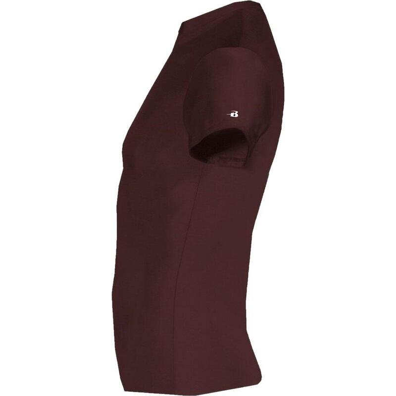 Camicia a maniche corte Pro Compression Uomo Underershirt Bordeaux Medio