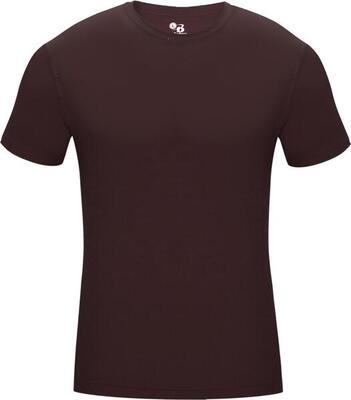 Kurzarm-Shirt Pro Compression Herren-Unterhemd Dunkelgrün X-Large