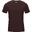Camisa de manga curta Pro Compressão Camisa interior masculina Bordeaux X-Large