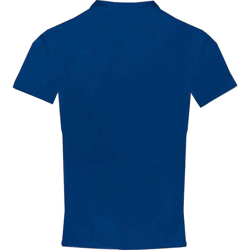 Camisa de manga curta Pro Compressão Camisola interior Cobalto Azul X-Grande