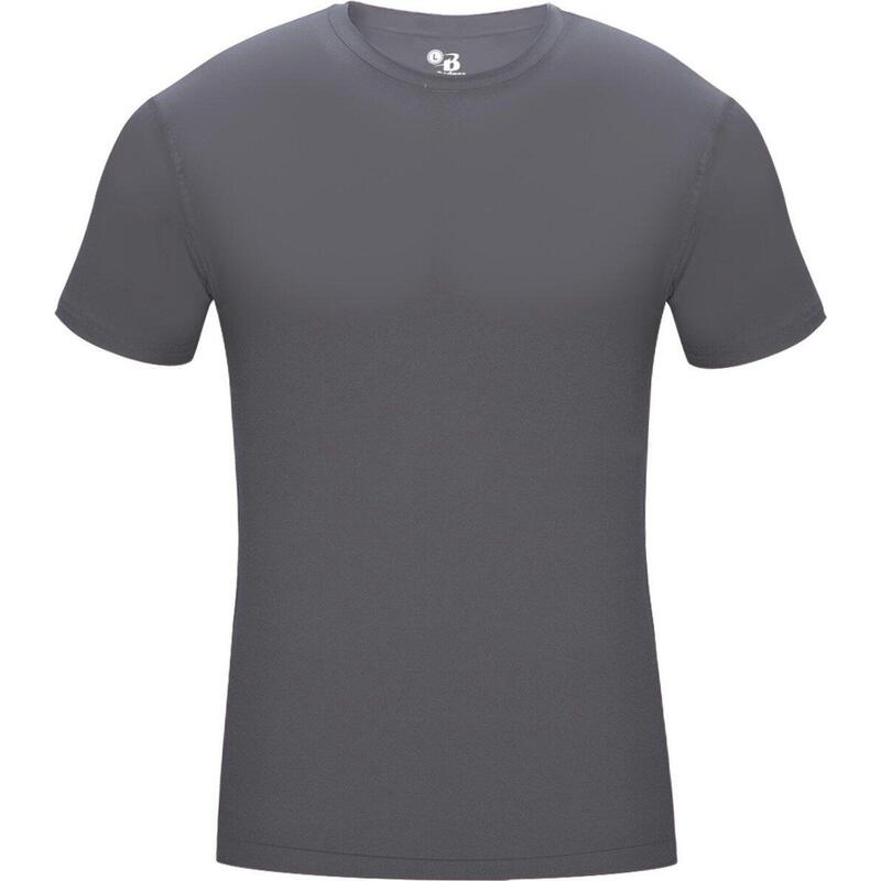 Chemise à manches courtes Pro Compression Men's Underhirt Gris foncé Small
