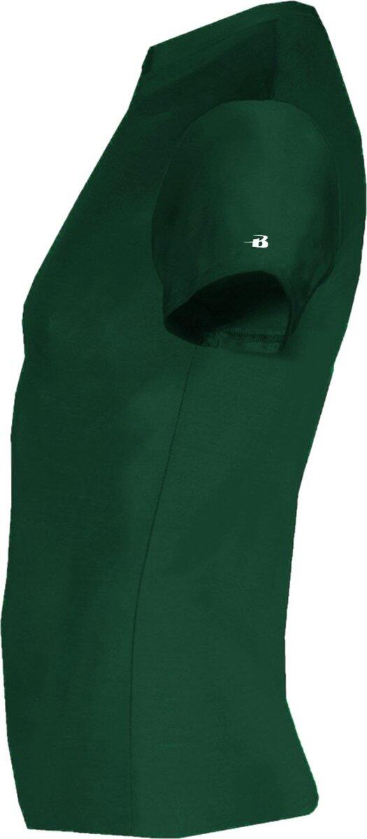 Kurzarm-Shirt Pro Compression Herren-Unterhemd Dunkelgrün Medium 2/5