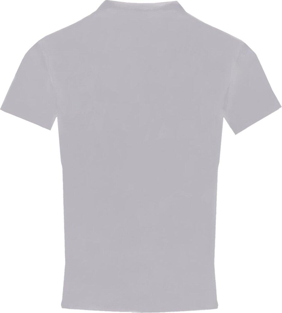Kurzarm-Shirt Pro Compression Herren-Unterhemd Silber X-Large 5/5