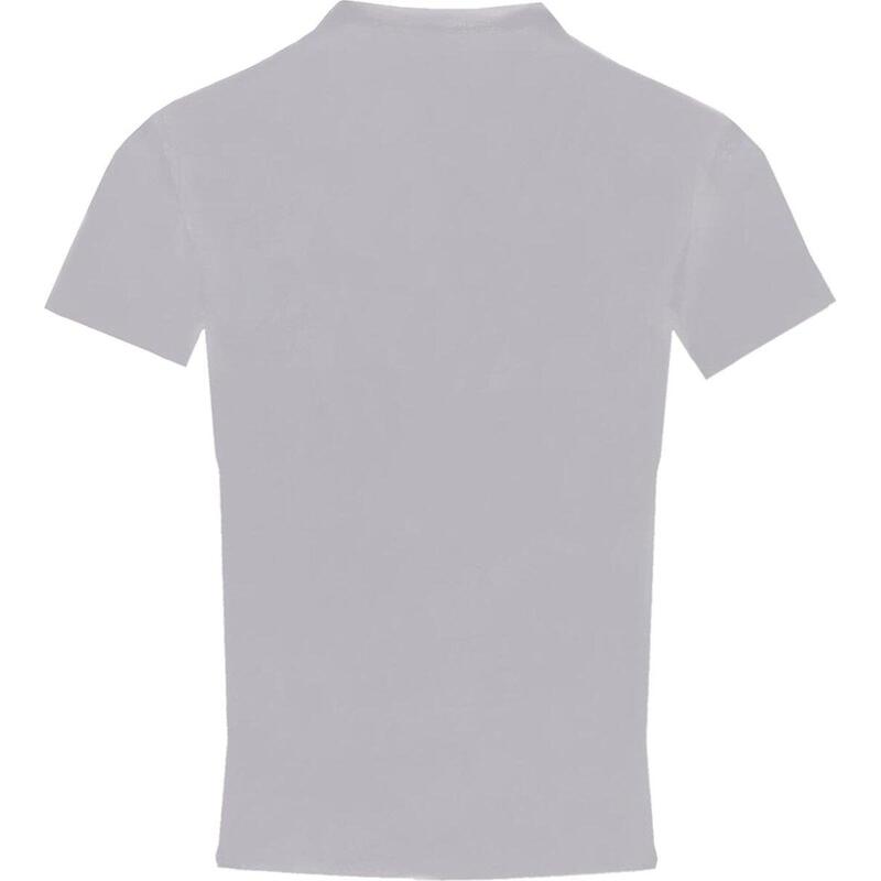 Camisa de manga curta Pro Compression Men's Undershirt Silver Large