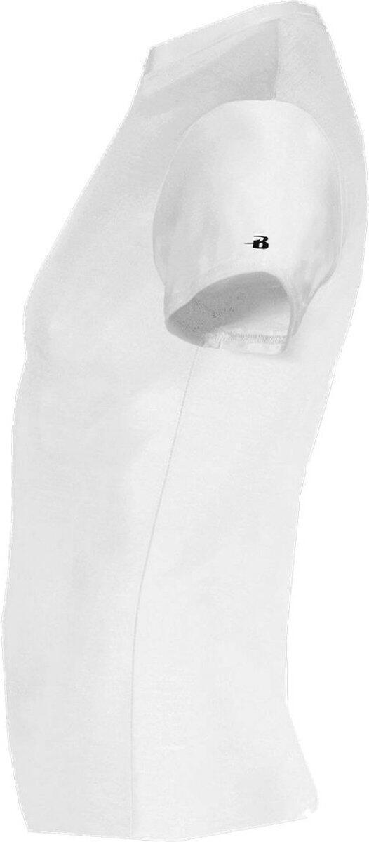 Chemise à manches courtes Pro Compression Men's Underhirt White Large 2/4
