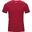 Kurzarm-Shirt Pro Compression Herren-Unterhemd Rot Medium