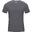 Camisa de manga curta Pro Compressão Camisa interior Cinzento Escuro Média