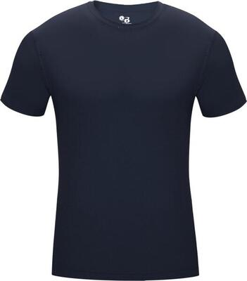Shirt met korte mouwen pro compression heren ondershirt donkerblauw small
