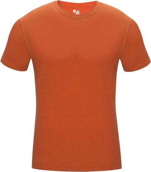 Kurzarm-Shirt Pro Compression Herren-Unterhemd Lila Medium