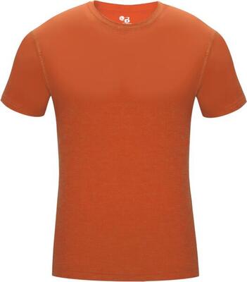 Shirt met korte mouwen pro compression heren ondershirt oranje large