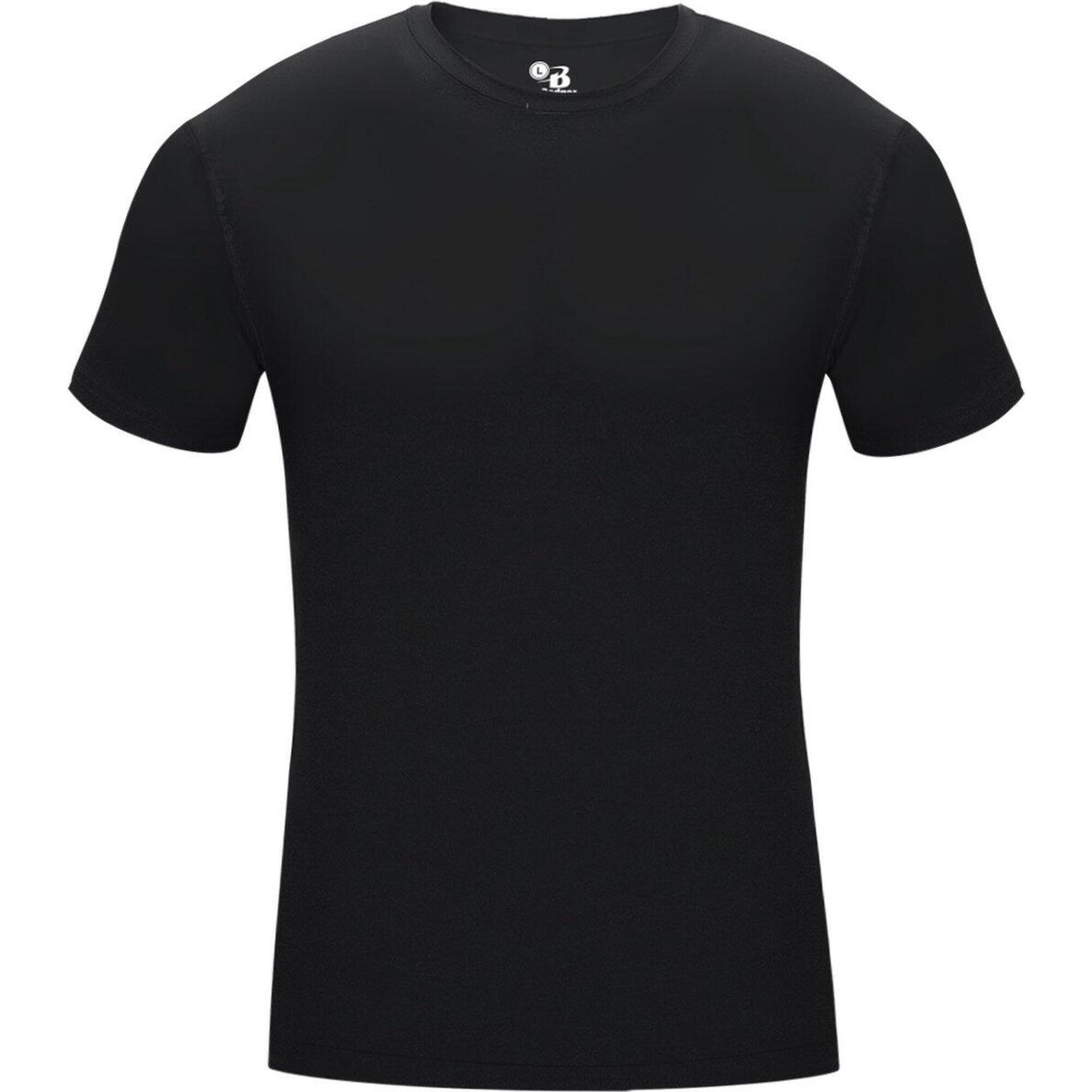 BADGER SPORT Shirt Met Korte Mouwen Pro Compression Heren Ondershirt Zwart Large
