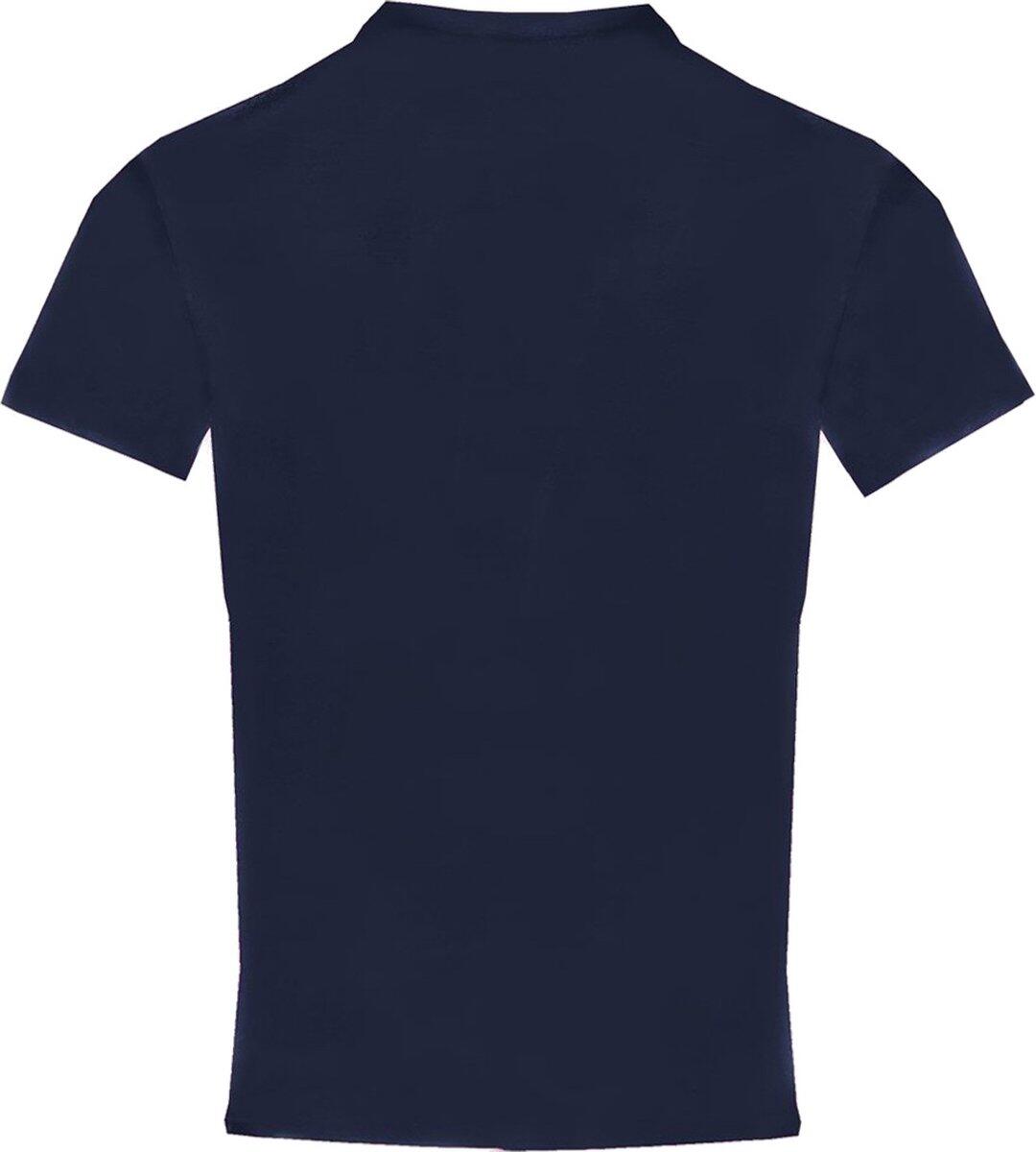 Kurzarm-Shirt Pro Compression Herren-Unterhemd Dunkelblau X-Large 5/5