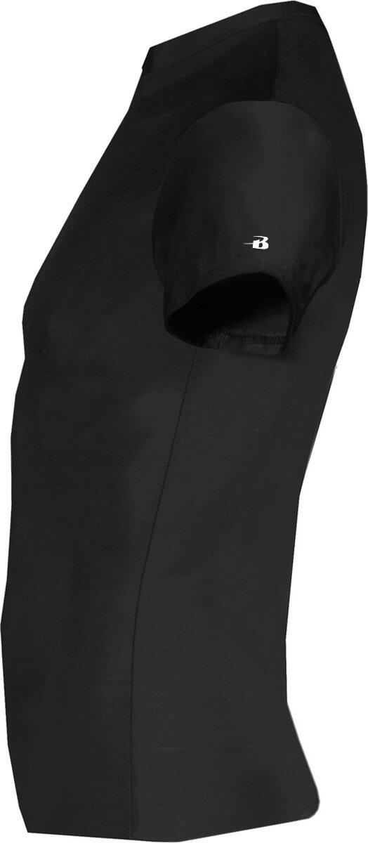 Kurzarm-Shirt Pro Compression Herren-Unterhemd Schwarz Groß 2/5