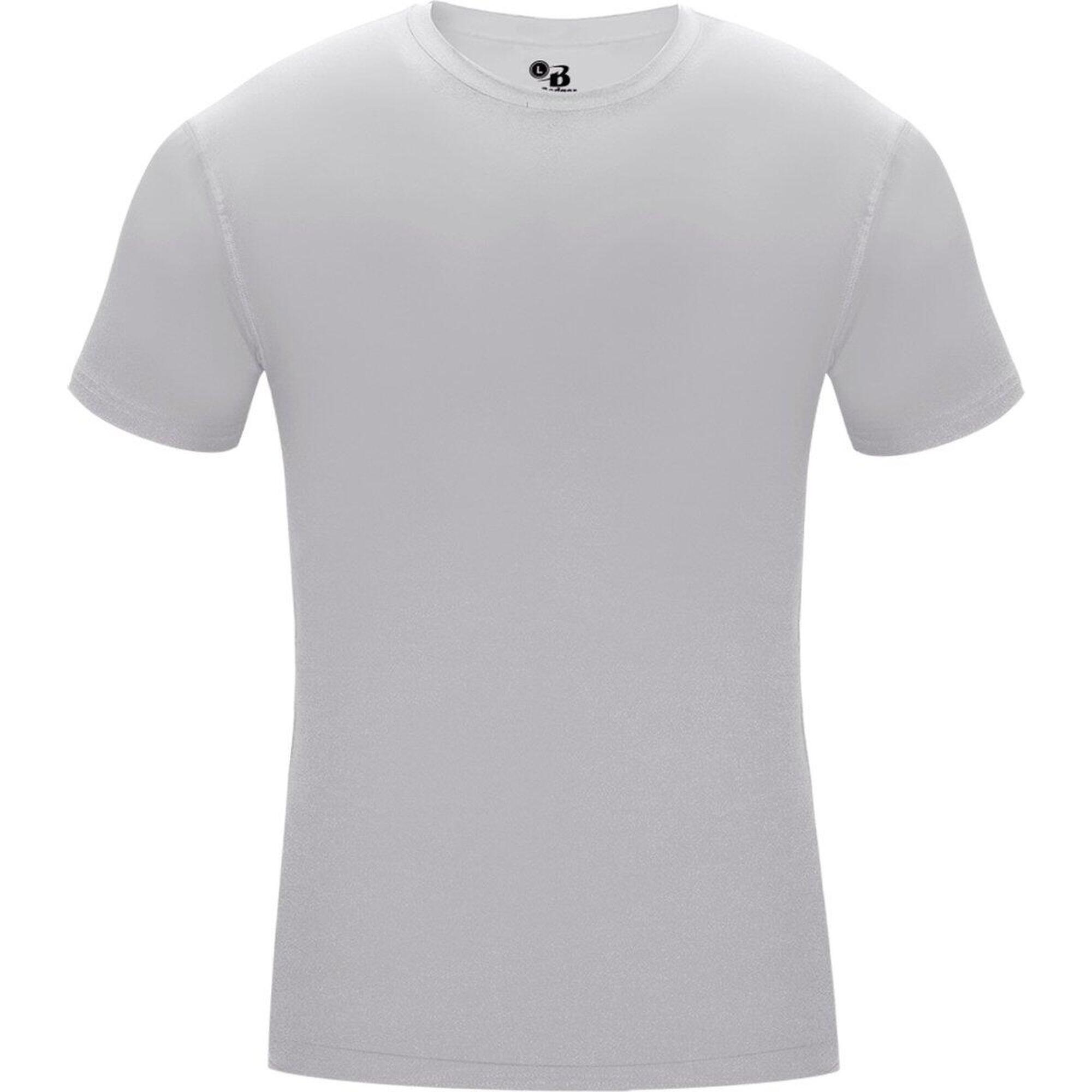 Chemise à manches courtes Pro Compression Men's Undershirt Silver X-Large