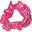 Haar Scrunchie Mystique Glansstof Turnen Meisjes Elastisch Roze