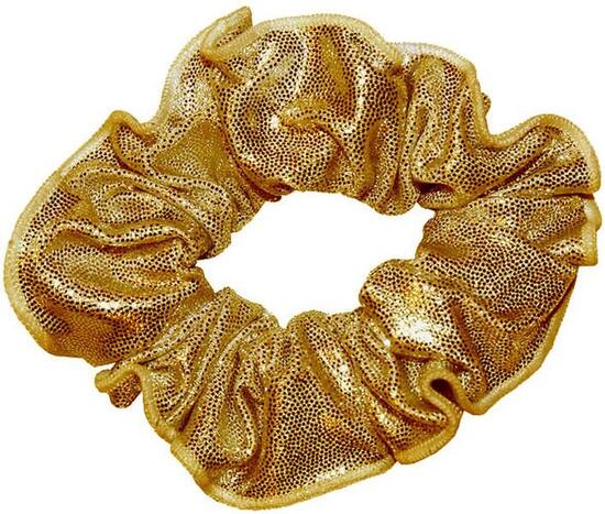 Scrunchie per capelli Mystique Gloss Tessuto Ginnastica Elastico Rosso Scuro