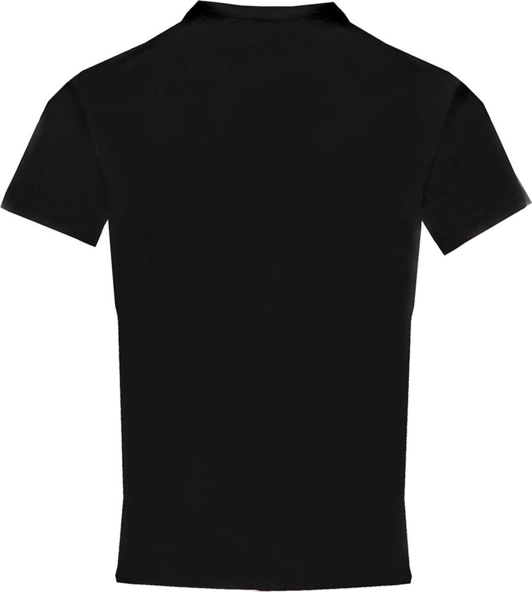 Kurzarm-Shirt Pro Compression Herren-Unterhemd Schwarz Groß 5/5