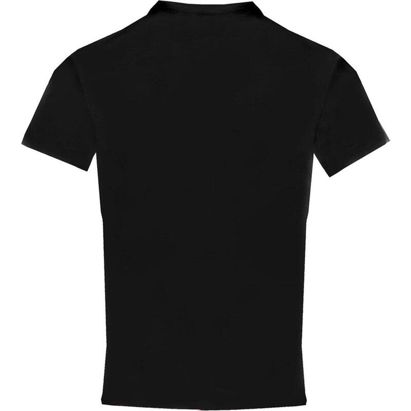 Camisa de manga curta Pro Compressão Camisola Interior Masculina X-Grande Preta