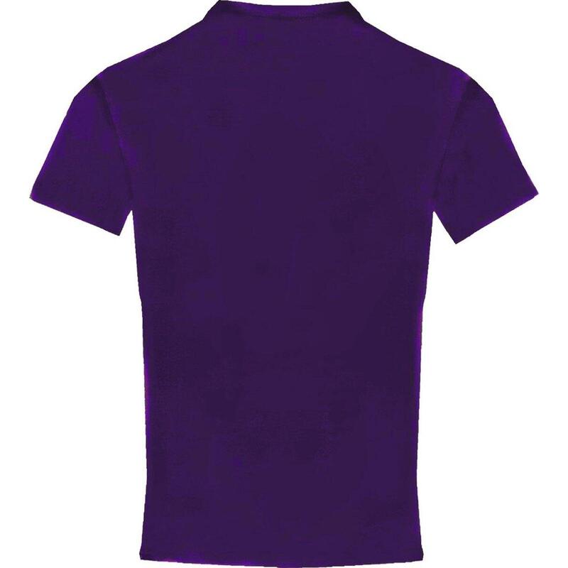 Kurzarm-Shirt Pro Compression Herren-Unterhemd Lila Groß