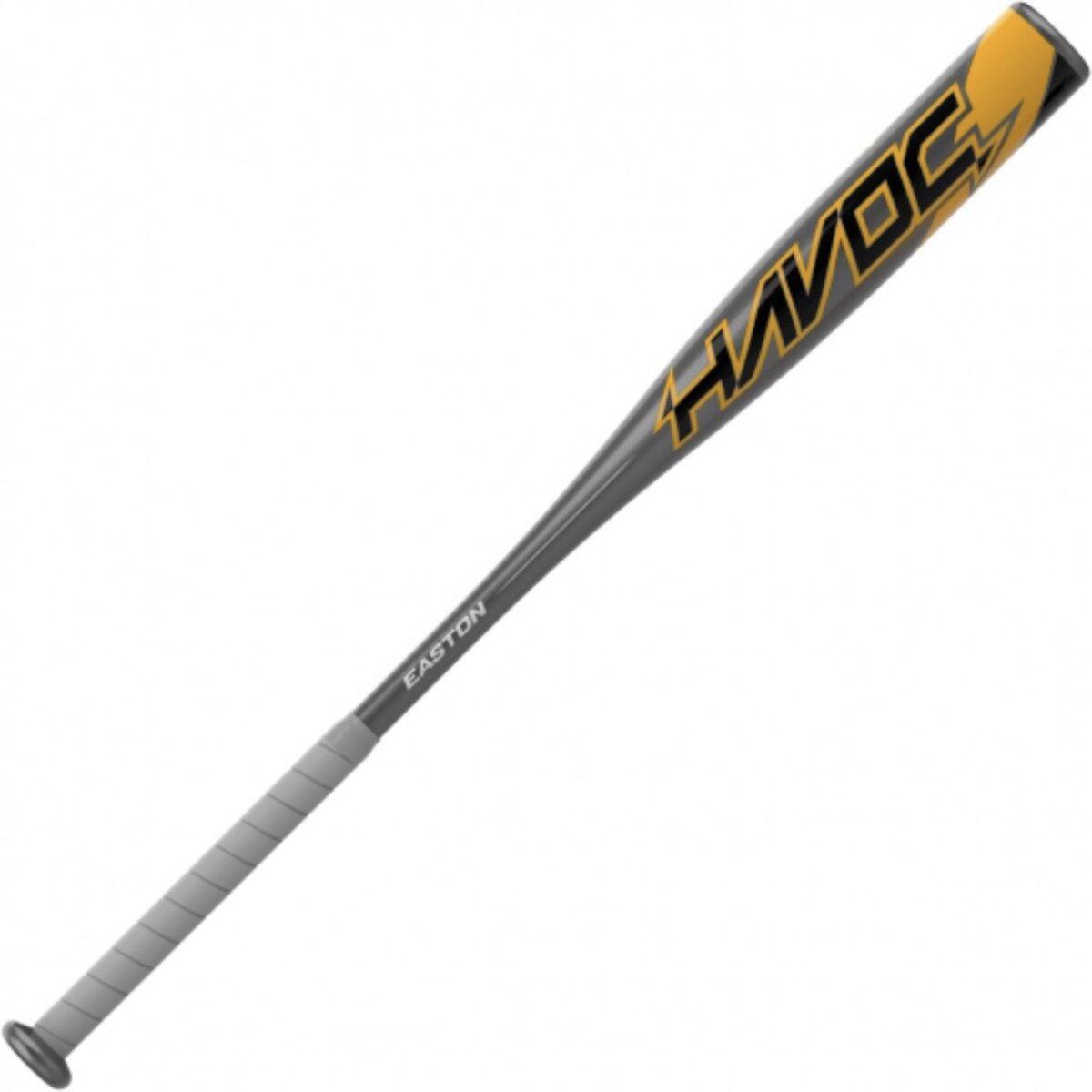 EASTON Mazza da baseball Havoc Kids logo USA (-10) Grigio/Arancione 27 pollici/17 once
