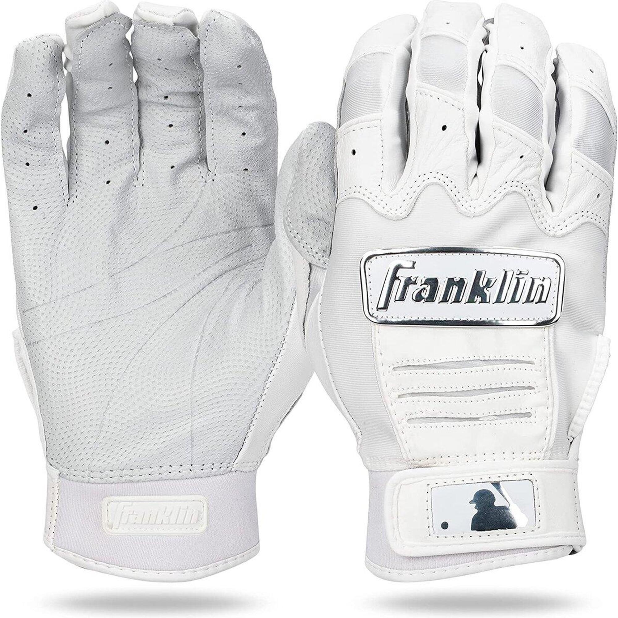 Franklin - Gants De Frappe Cfx Pro Baseball Adultes Softball Blanc Petit - Gants - Blanc|noir - 38 S - Decathlon