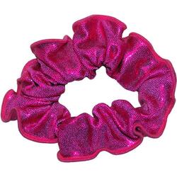 Haar Scrunchie Mystique Glansstof Turnen Meisjes Elastisch Fuchsa Roze