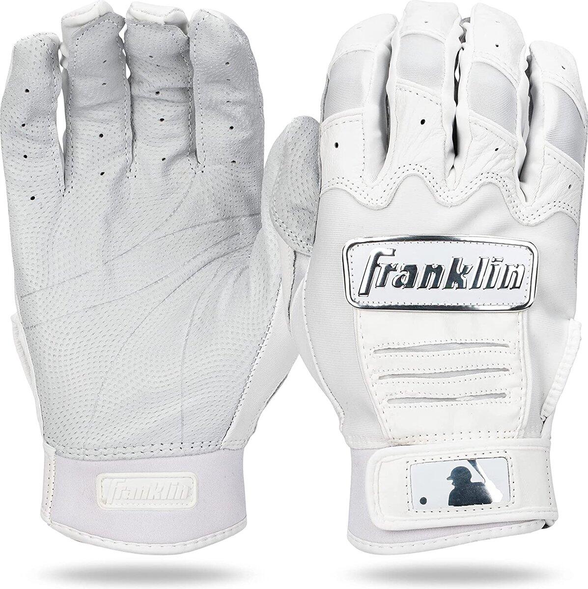 Guanti da battuta CFX Pro Baseball Adulti Softball Bianco X-Large 3/5