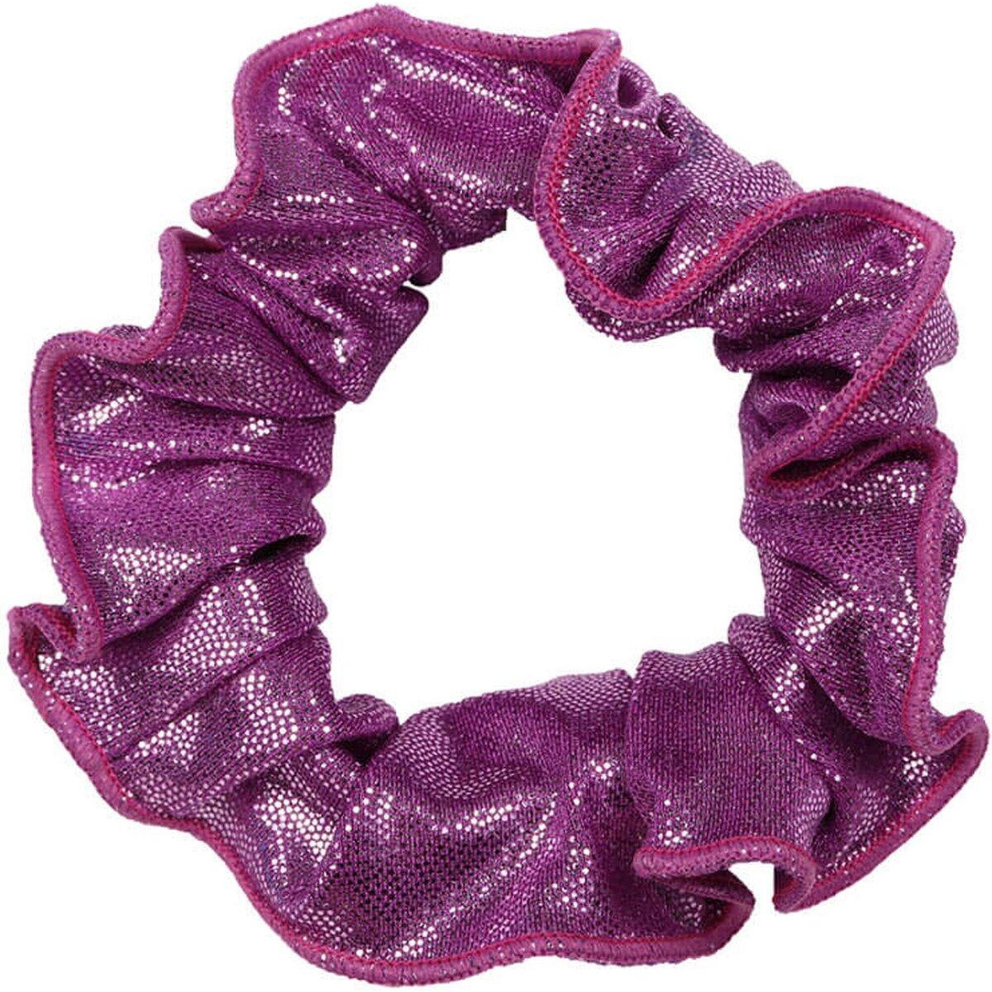 SNOWFLAKE Haargummi Mystique Glanz Stoff Gymnastik Mädchen elastisch lila