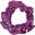 Scrunchie per capelli Mystique Gloss Tessuto Ginnastica Ragazze Elastico Lilla