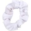 Haar Scrunchie Mystique Glansstof Turnen Meisjes Elastisch Wit