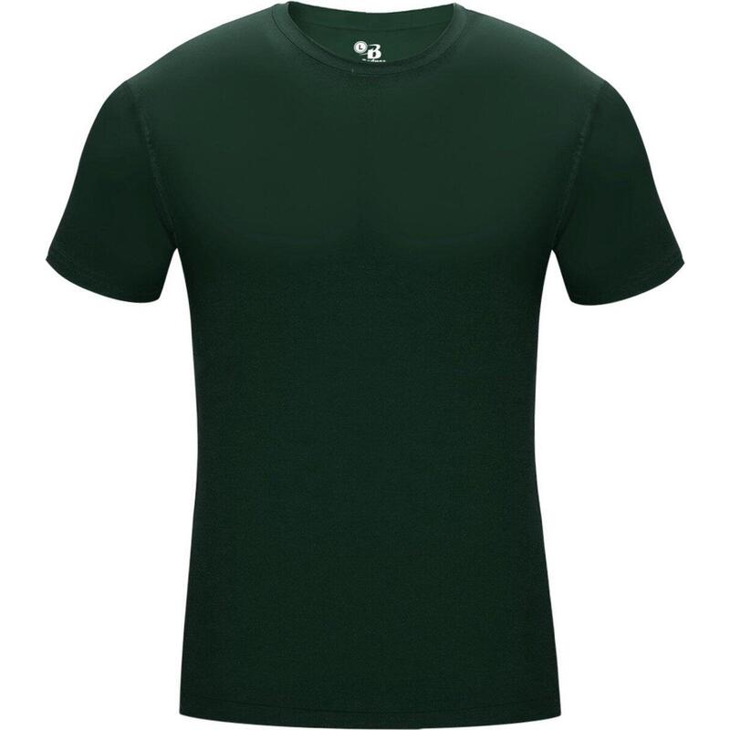 Chemise à manches courtes Pro Compression Men's Underhirt Dark Green Small