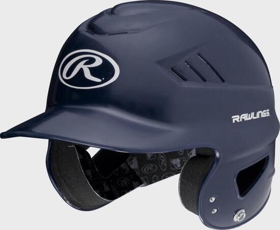Casque de frappe de baseball RCFH Baseball Kids Softball Dark Blue Fits Most