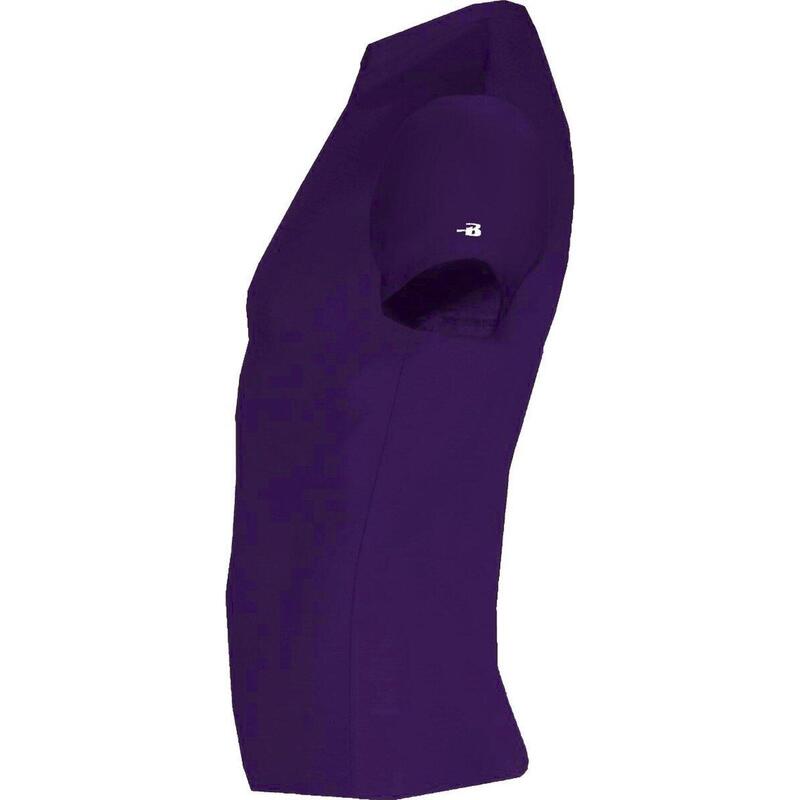 Camisa de manga curta Pro Compression Men's Undershirt Púrpura X-Large