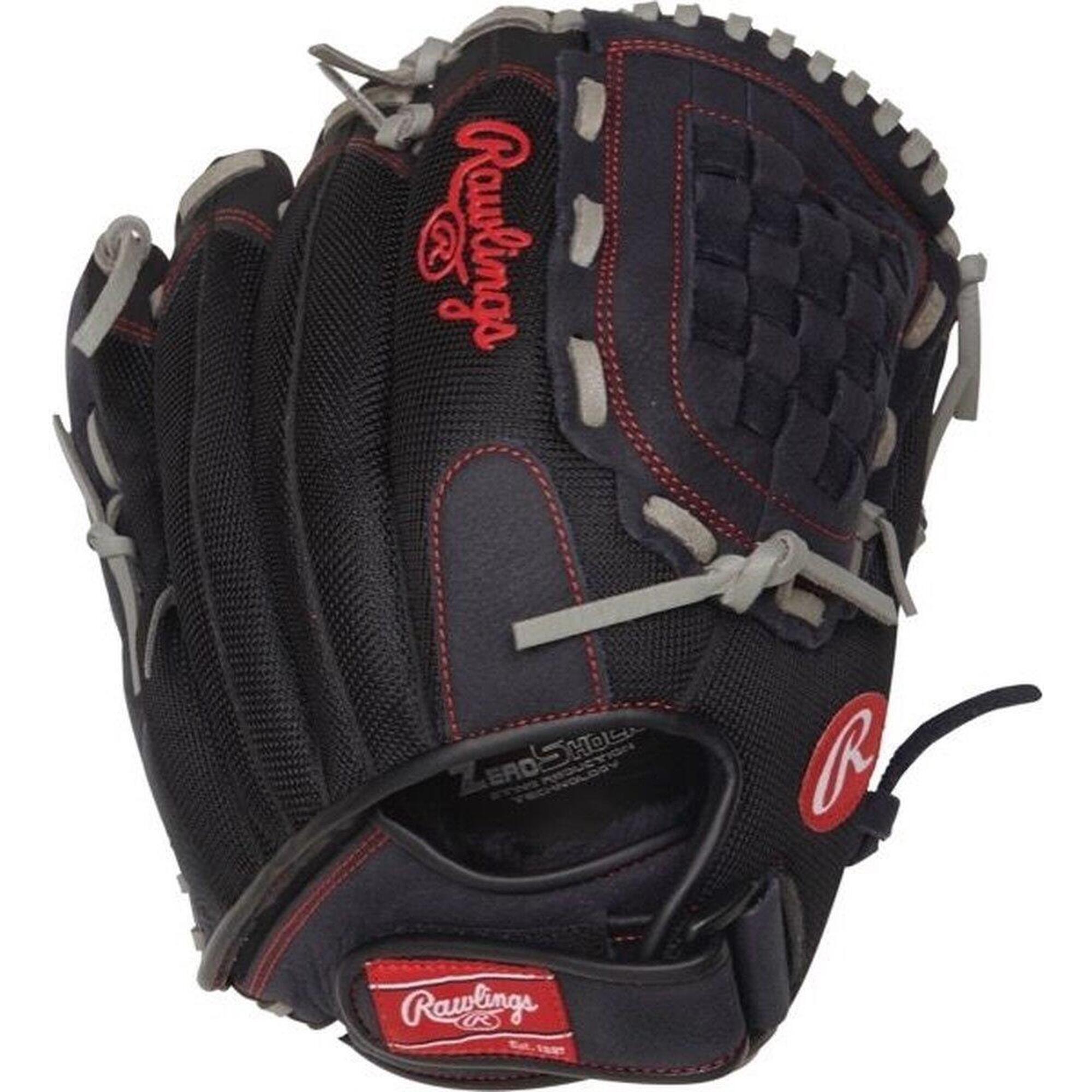 RAWLINGS Luva de beisebol R120BGS-LHT Adultos Lançador esquerdo Preto de 12 polegadas