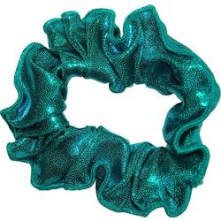 Haar Scrunchie Mystique Glansstof Turnen Meisjes Elastisch Teal