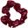 Haar Scrunchie Mystique Glansstof Turnen Meisjes Elastisch Fuchsia Bordeaux