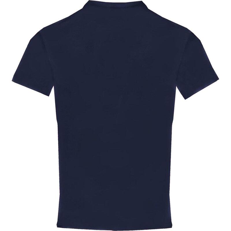 Kurzarm-Shirt Pro Compression Herren-Unterhemd Dunkelblau Klein