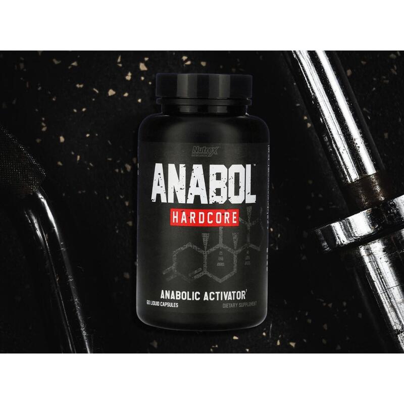 Booster Testosteronu NUTREX Anabol Hardcore 60caps. Silny Anabolik