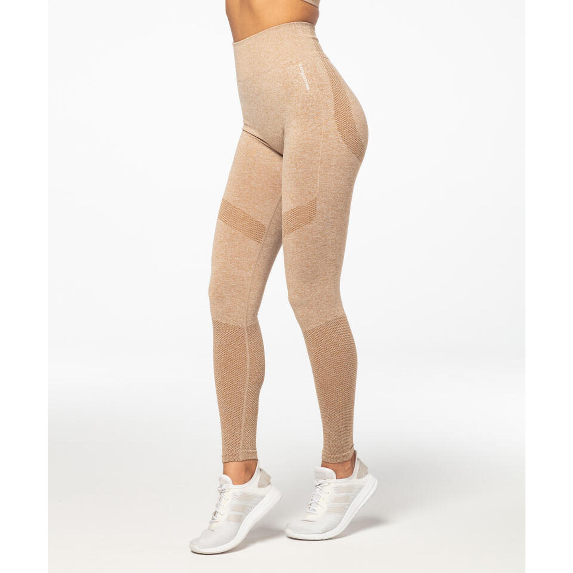 Women's Khaki Phase Seamless Leggings - Carpatree